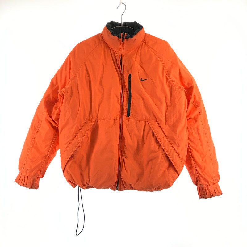 【中古品】【メンズ】 NIKE H40408QVE 00S REVERSIBLE DOWN JACKET リバーシブル ワンポイント刺繍 ダウンジャケット 147-260915-sm-02-otoh カラー：ダークグリーン　オレンジ 万代Net店