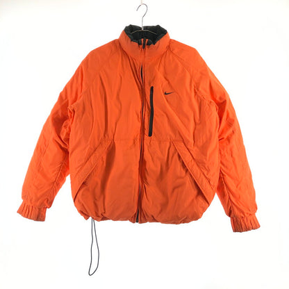 【中古品】【メンズ】 NIKE H40408QVE 00S REVERSIBLE DOWN JACKET リバーシブル ワンポイント刺繍 ダウンジャケット 147-260915-sm-02-otoh カラー：ダークグリーン　オレンジ 万代Net店