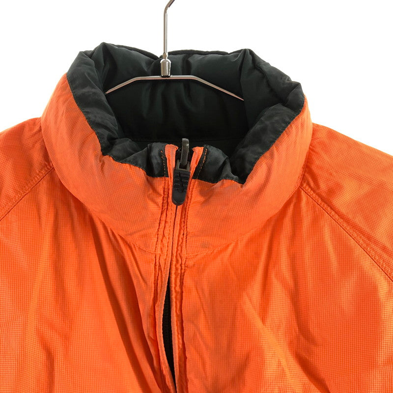 【中古品】【メンズ】 NIKE H40408QVE 00S REVERSIBLE DOWN JACKET リバーシブル ワンポイント刺繍 ダウンジャケット 147-260915-sm-02-otoh カラー：ダークグリーン　オレンジ 万代Net店