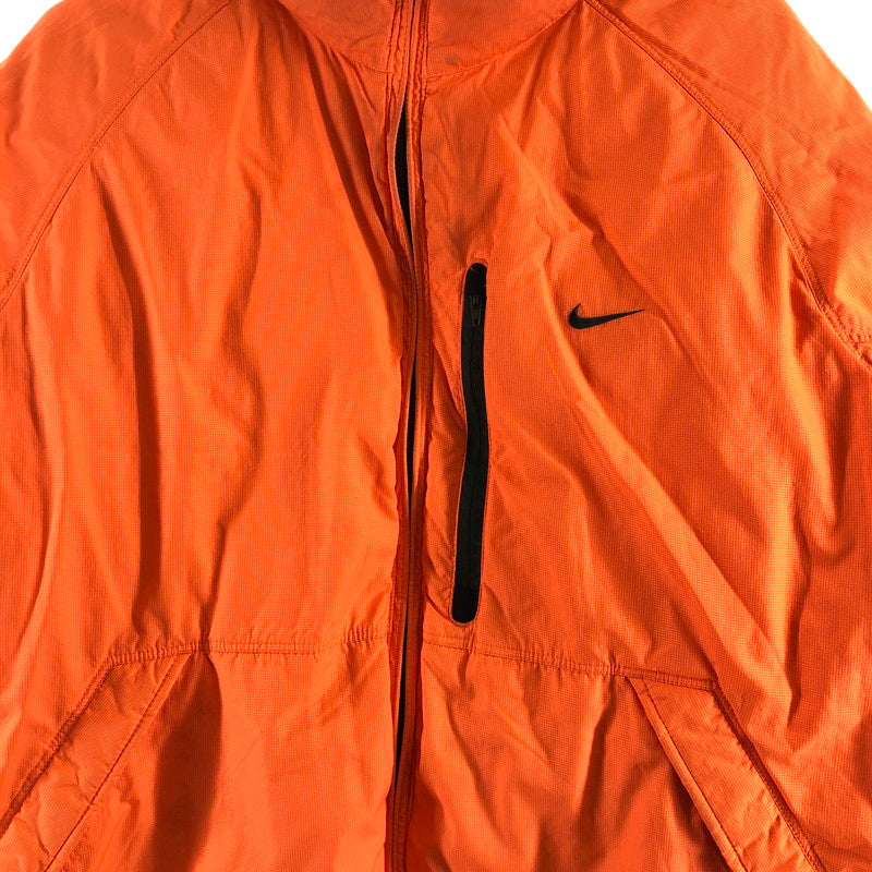 【中古品】【メンズ】 NIKE H40408QVE 00S REVERSIBLE DOWN JACKET リバーシブル ワンポイント刺繍 ダウンジャケット 147-260915-sm-02-otoh カラー：ダークグリーン　オレンジ 万代Net店