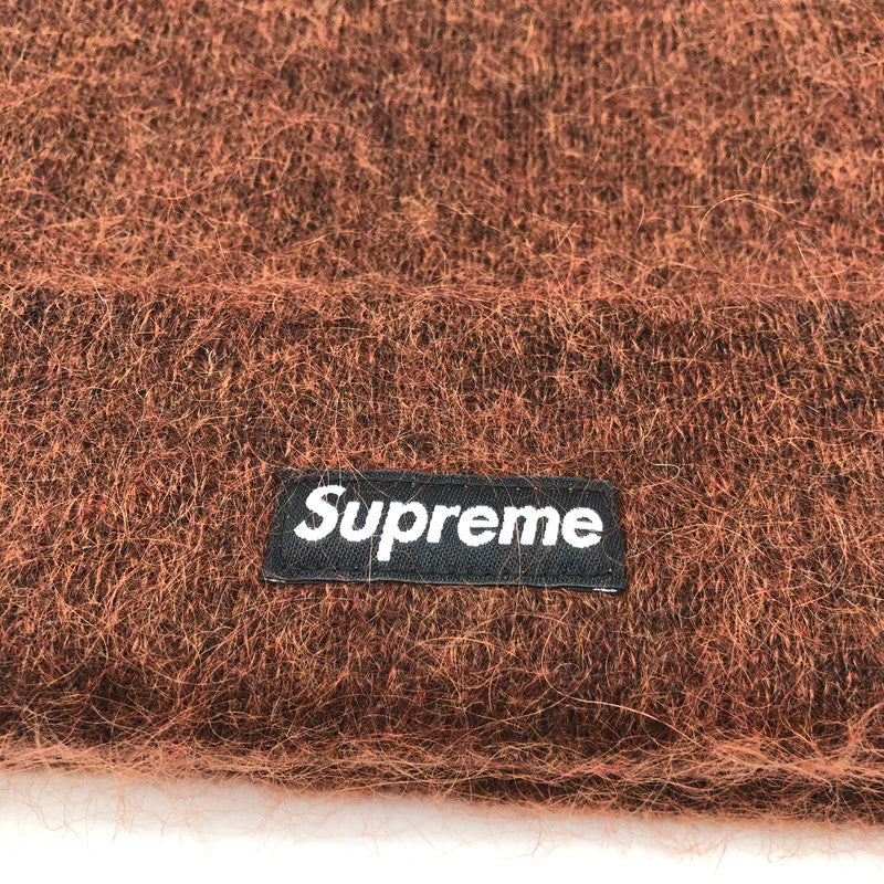 【中古品】【メンズ】 SUPREME シュプリーム BRUSHED MOHAIR BEANIE モヘア ビーニー 帽子 149-260914-sm-06-otoh カラー：ブラウン 万代Net店