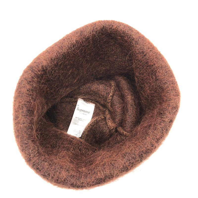 【中古品】【メンズ】 SUPREME シュプリーム BRUSHED MOHAIR BEANIE モヘア ビーニー 帽子 149-260914-sm-06-otoh カラー：ブラウン 万代Net店