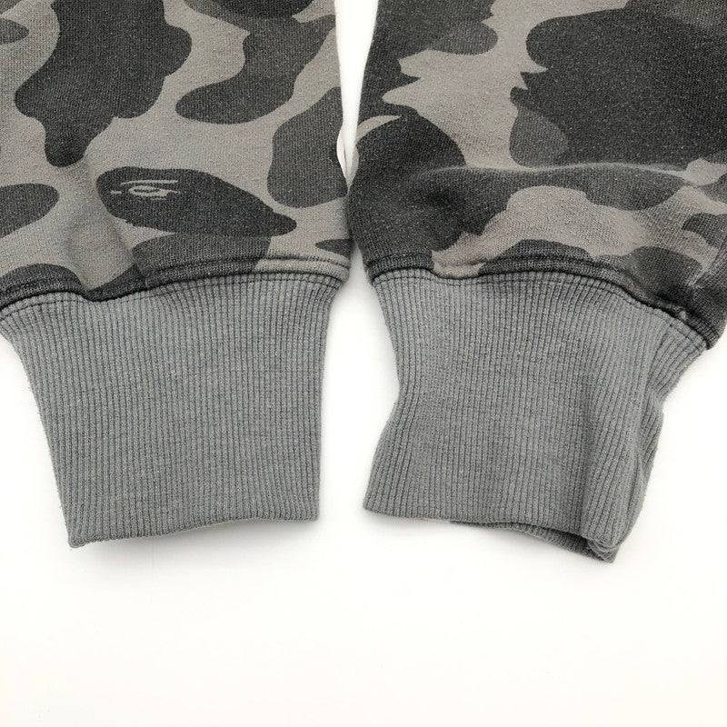 【中古品】【メンズ】 A Bathing Ape SHARK FULL ZIP HOODIE ア・ベイシング・エイプ シャークパーカー 147-260914-sm-05-otoh カラー：グレー 迷彩柄 万代Net店