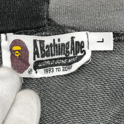 【中古品】【メンズ】 A Bathing Ape SHARK FULL ZIP HOODIE ア・ベイシング・エイプ シャークパーカー 147-260914-sm-05-otoh カラー：グレー 迷彩柄 万代Net店