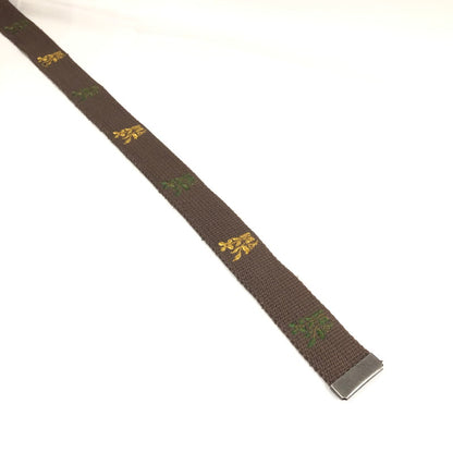 【中古品】【メンズ】 HUF BLOSSOM WEB BELT ハフ ブロッサム ウェブ ベルト ガチャベルト ベルト 205-260915-sm-03-otoh カラー：ブラウン 万代Net店