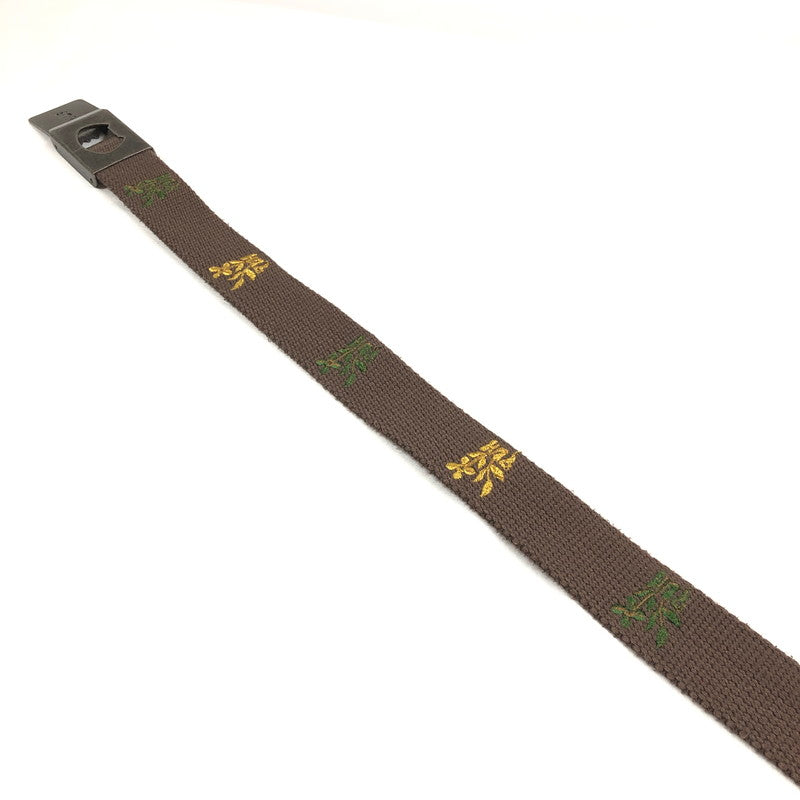 【中古品】【メンズ】 HUF BLOSSOM WEB BELT ハフ ブロッサム ウェブ ベルト ガチャベルト ベルト 205-260915-sm-03-otoh カラー：ブラウン 万代Net店