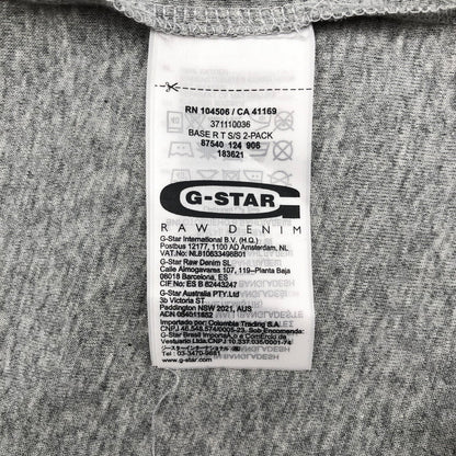 【中古品】【メンズ】 Ｇ-STAR RAW ジースターロゥ BASE-S ベースエス スリムフィット 半袖Tシャツ 147-260914-sm-10-otoh カラー：杢グレー 万代Net店