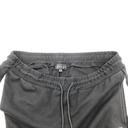 【中古品】【メンズ】 CRONOS C04-SP-2620ST クロノス ジオメトリック ライン スキニーパンツ ジョガーパンツ 158-260914-sm-07-otoh カラー：ブラック 万代Net店