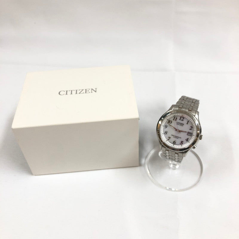 【中古品】【メンズ】 CITIZEN シチズン 電波腕時計 時計 197-260916-sm-03-otoh カラー：シルバー 万代Net店