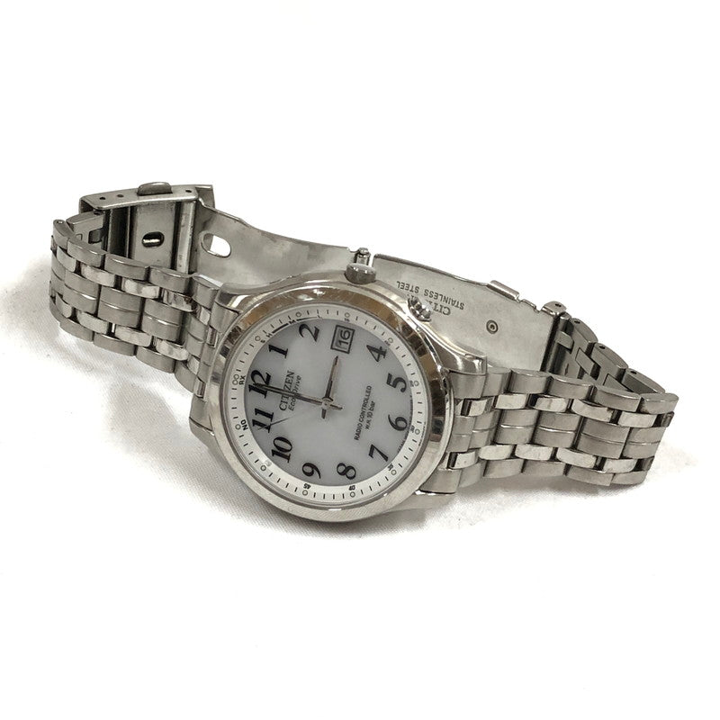 【中古品】【メンズ】 CITIZEN シチズン 電波腕時計 時計 197-260916-sm-03-otoh カラー：シルバー 万代Net店