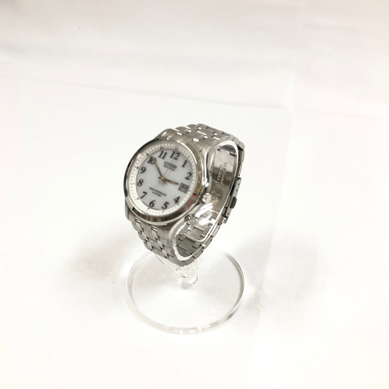 【中古品】【メンズ】 CITIZEN シチズン 電波腕時計 時計 197-260916-sm-03-otoh カラー：シルバー 万代Net店