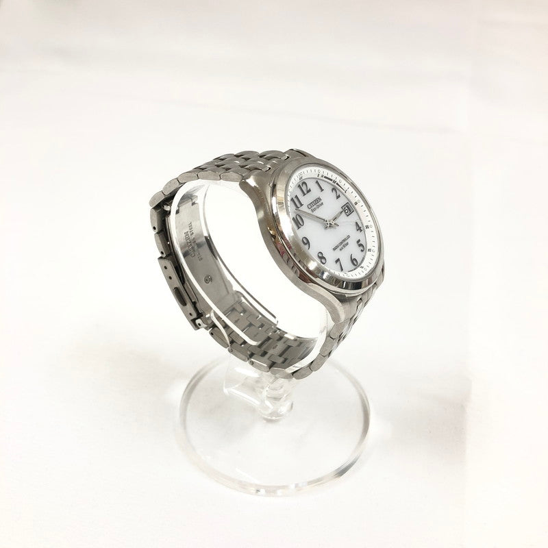 【中古品】【メンズ】 CITIZEN シチズン 電波腕時計 時計 197-260916-sm-03-otoh カラー：シルバー 万代Net店
