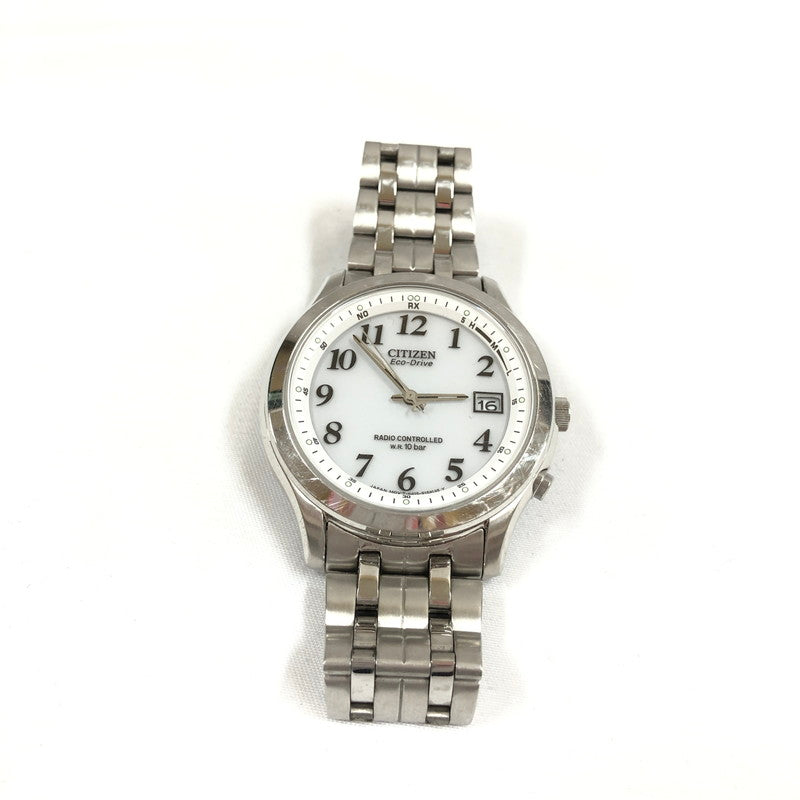 【中古品】【メンズ】 CITIZEN シチズン 電波腕時計 時計 197-260916-sm-03-otoh カラー：シルバー 万代Net店