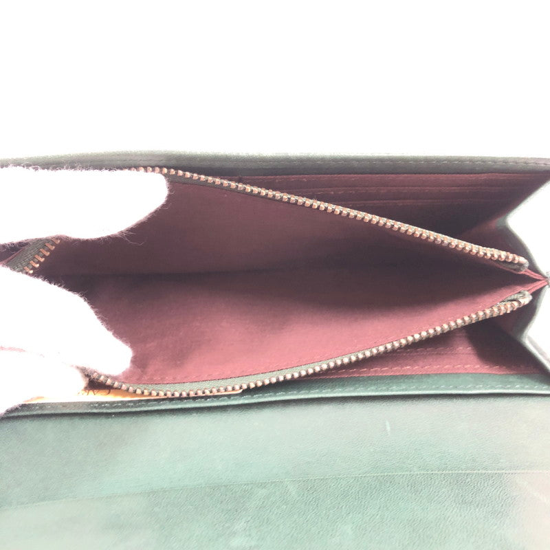 【中古品】【レディース】 PONY LEATHER ポニーレザー 長財布 財布 200-260916-sm-04-otoh カラー：ダークグリーン 万代Net店