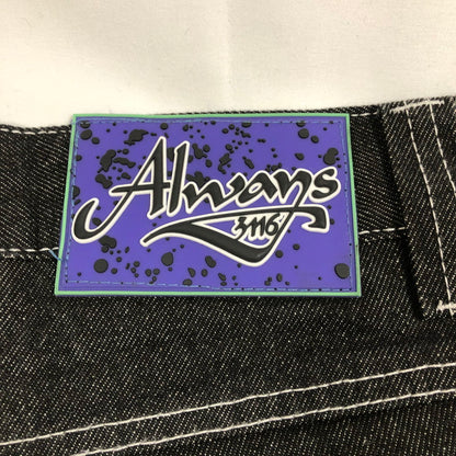 【中古品】【メンズ】 ALWAYS DO WHAT YOU SHOULD DO オールウェイズ ドゥ ワット ユー シュッド ドゥ ベーシック ウォッシュ デニムパンツ 158-260916-sm-02-otoh カラー：ブラック 万代Net店
