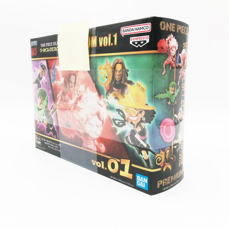 【中古美品】 未開封 ルフィ＆シャンクス＆ゾロ＆コビー＆ウソップ＆ヤソップ(6体セット) 「ワンピース FILM RED」 ワールドコレクタブルフィギュア PREMIUM vol.1 プレミアムバンダイ限定 049-261008-sm-05-otoh 万代Net店