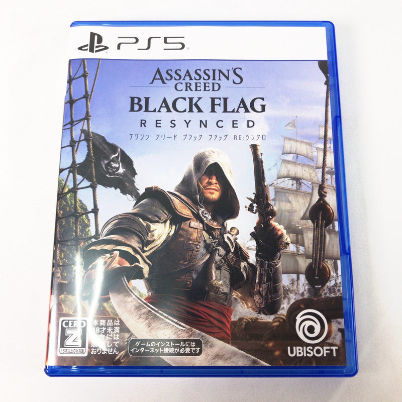【中古美品】 アサシン クリード ブラック フラッグ RE:シンクロ -PlayStation 5ソフト [CERO区分_Z / 18歳以上対象] 026-261015-sy-02-otoh 万代Net店