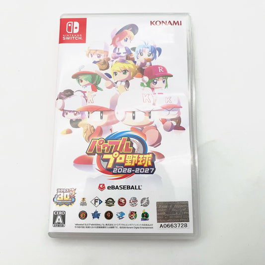 【中古美品】 パワフルプロ野球2026-2027 -Switch 029-261021-st-23-otoh 万代Net店