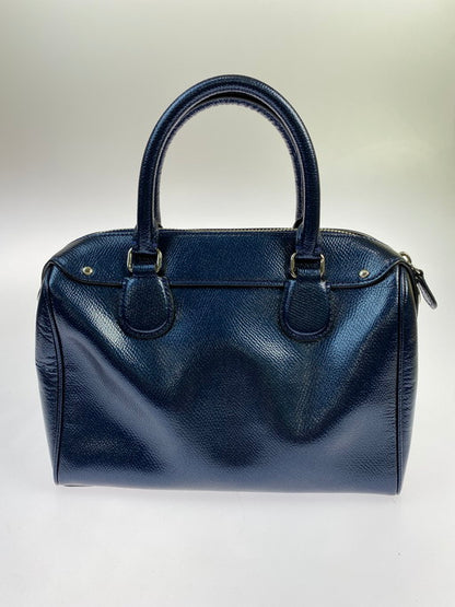 【中古品】【レディース】 COACH コーチ F56125 ミニベネット サッチェル ハンドバッグ ミニバッグ 180-250221-me-29-min カラー：ネイビーブルー系 万代Net店