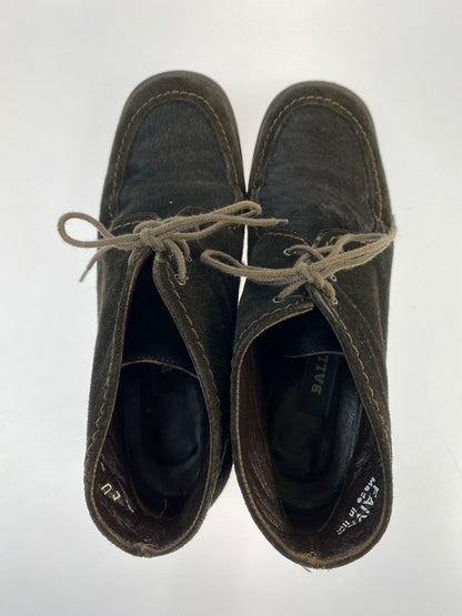 【中古品】【レディース】 BALLY バリー チャッカブーツ レディース スエード 靴 シューズ ブーツ 183-250308-AS-81-min サイズ：6 1/2 カラー：ブラウン 万代Net店