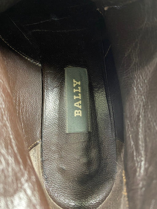 【中古品】【レディース】 BALLY バリー チャッカブーツ レディース スエード 靴 シューズ ブーツ 183-250308-AS-81-min サイズ：6 1/2 カラー：ブラウン 万代Net店