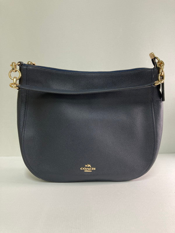 【LIFTる。景品】【中古品】【レディース】 COACH コーチ  58036 チェルシー ホーボー32 2WAYショルダーバッグ 鞄 180-250122-AS-2-min カラー：ネイビー 万代Net店