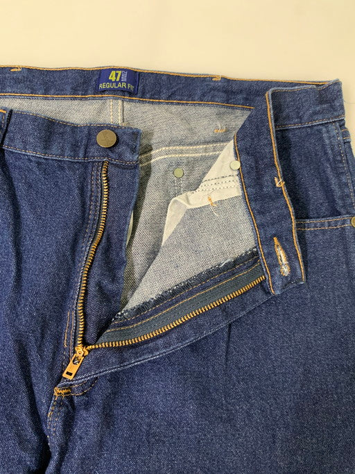 【中古品】【メンズ】 Wrangler ラングラー 47MWZ REGULAR FIT DENIM PANTS 47MWZPW レギュラー フィット パンツ ボトムス 158-250225-yn-01-min サイズ：36×40 カラー：インディゴ 万代Net店