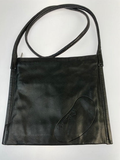 【中古品】【メンズ】 Yohji Yamamoto ヨウジヤマモト COLLECTIONS FZ-111-771 CUIR COW LEATHER SHOULDER BAG ショルダーバッグ 188-250220-me-07-min カラー：ブラック 黒 万代Net店