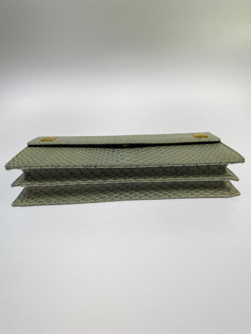 【中古美品】【メンズ/レディース】 Gianni Versace ジャンニ・ヴェルサーチ サンバースト レザー クラッチバッグ 鞄 180-250119-AS-6-min 万代Net店