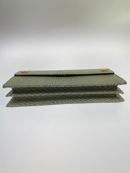 【中古美品】【メンズ/レディース】 Gianni Versace ジャンニ・ヴェルサーチ サンバースト レザー クラッチバッグ 鞄 180-250119-AS-6-min 万代Net店