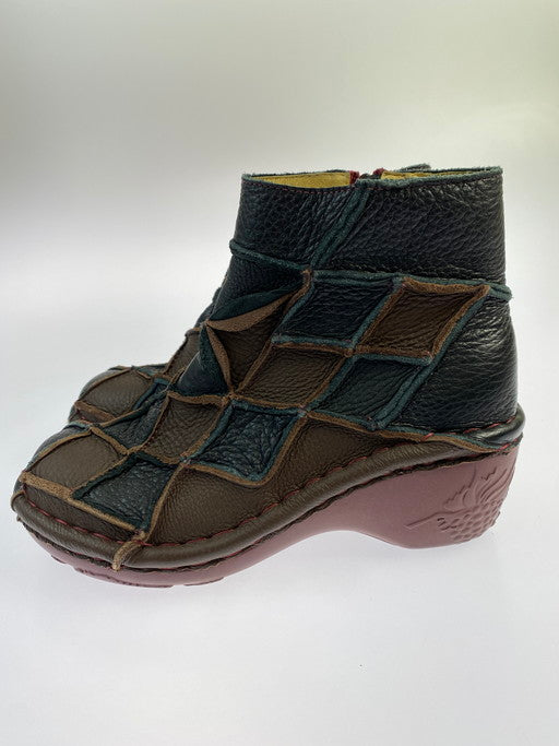 【中古品】【レディース】 Estacion エスタシオン TKG088 ショートブーツ 靴 シューズ 167-250119-AS-24-min サイズ：L カラー：ブラウン/ブラック 万代Net店