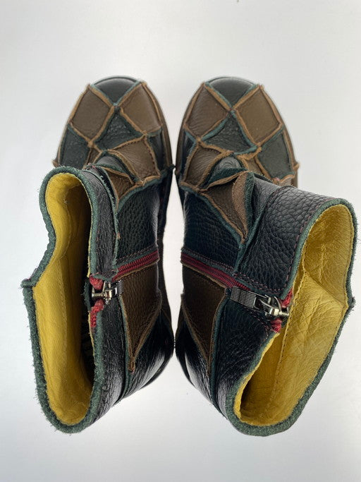 【中古品】【レディース】 Estacion エスタシオン TKG088 ショートブーツ 靴 シューズ 167-250119-AS-24-min サイズ：L カラー：ブラウン/ブラック 万代Net店