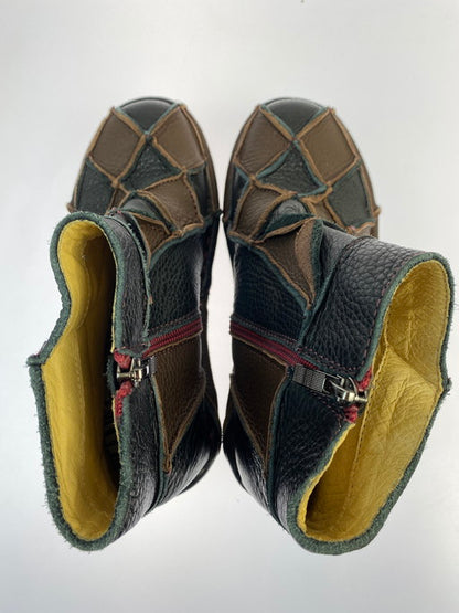 【中古品】【レディース】 Estacion エスタシオン TKG088 ショートブーツ 靴 シューズ 167-250119-AS-24-min サイズ：L カラー：ブラウン/ブラック 万代Net店