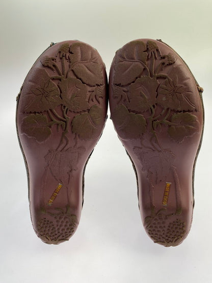 【中古品】【レディース】 Estacion エスタシオン TKG088 ショートブーツ 靴 シューズ 167-250119-AS-24-min サイズ：L カラー：ブラウン/ブラック 万代Net店