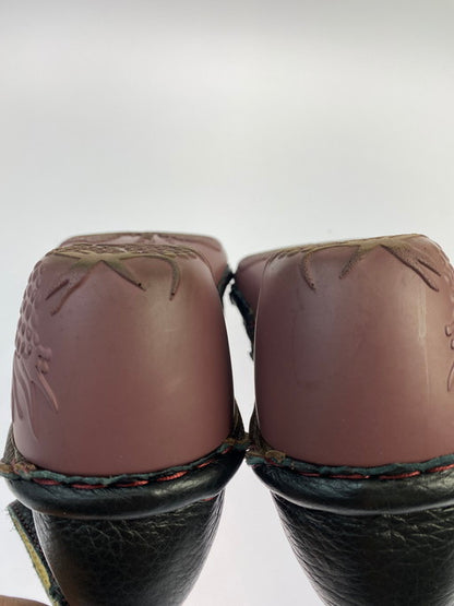 【中古品】【レディース】 Estacion エスタシオン TKG088 ショートブーツ 靴 シューズ 167-250119-AS-24-min サイズ：L カラー：ブラウン/ブラック 万代Net店