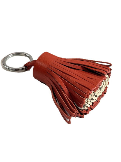 【中古美品】【レディース】 未使用 HERMES エルメス カルメン トリコロール チャーム キーリング レザー 箱付 183-250923-SS-01-ich 万代Net店