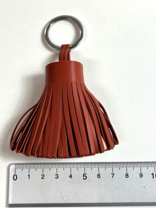 【中古美品】【レディース】 未使用 HERMES エルメス カルメン トリコロール チャーム キーリング レザー 箱付 183-250923-SS-01-ich 万代Net店