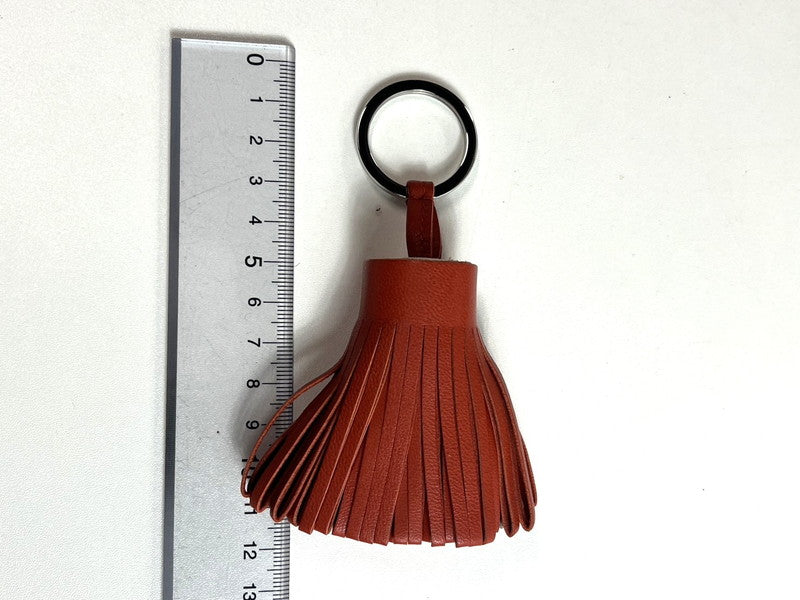 【中古美品】【レディース】 未使用 HERMES エルメス カルメン トリコロール チャーム キーリング レザー 箱付 183-250923-SS-01-ich 万代Net店