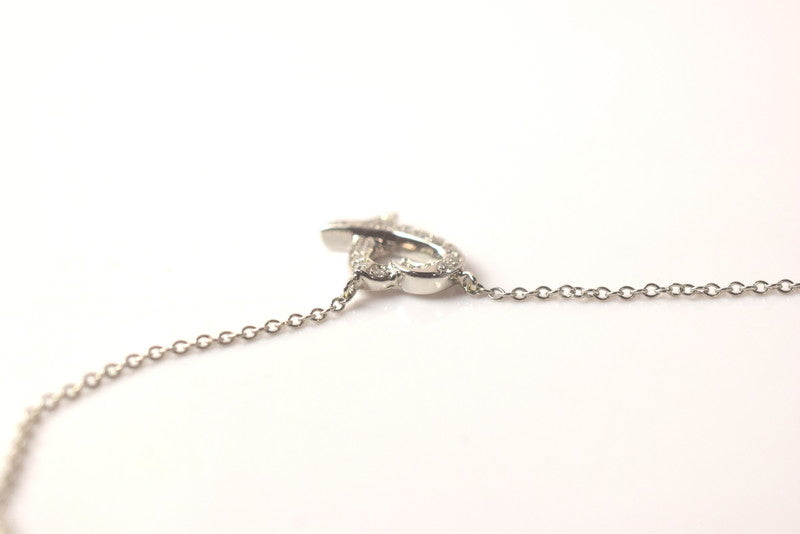 【中古美品】【レディース】 TIFFANY&Co. ティファニー ラビングハート ネックレス Pt950 メレダイヤ 3.2g 183-251208-SS-02-ich 万代Net店