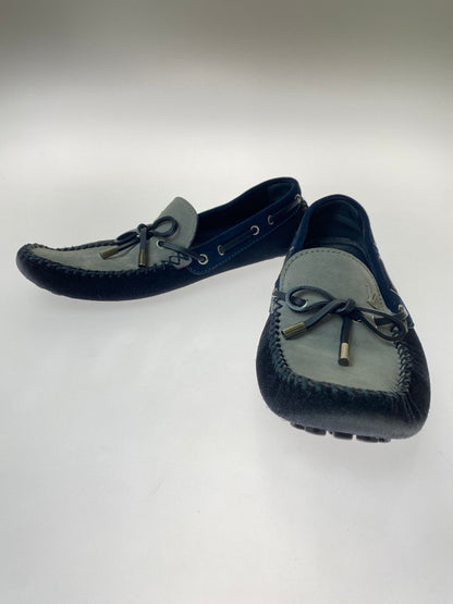 【中古品】【メンズ】 LOUIS VUITTON ルイ・ヴィトン ドライビングシューズ  スエード レザー 靴 179-250228-me-33-min サイズ：9(27.5cm） カラー：グレー/ブラック/ネイビー 万代Net店