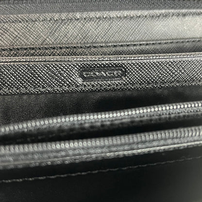 【中古品】【レディース】 COACH コーチ 長財布 ウォレット ブラック 財布 黒 183-250723-AA-04-ich カラー：ブラック 万代Net店