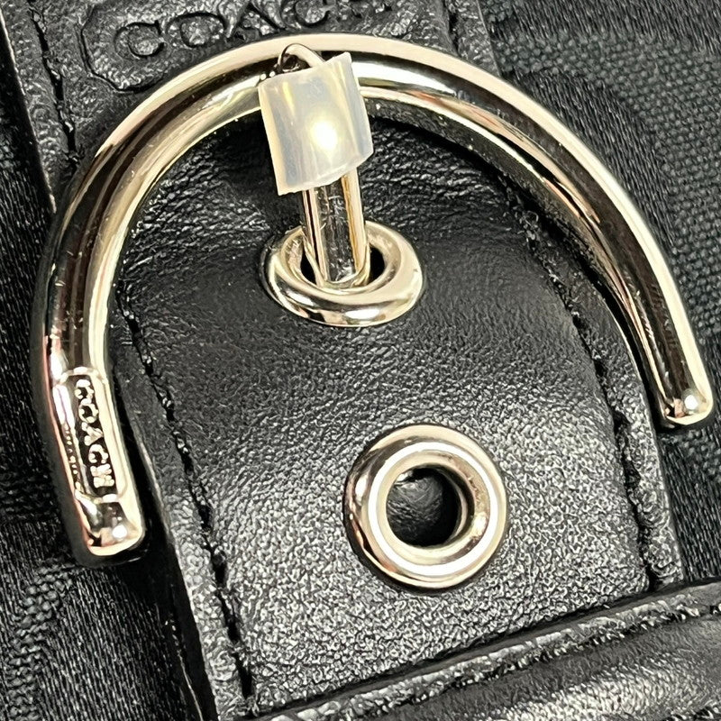 【中古品】【レディース】 COACH コーチ 長財布 ウォレット ブラック 財布 黒 183-250723-AA-04-ich カラー：ブラック 万代Net店