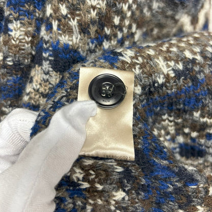 【中古品】【メンズ】 Altea アルテア ウールニットジャケット ブルー ブラウン グレー サイズL 147-250724-AA-08-ich サイズ：L カラー：青・グレー 万代Net店