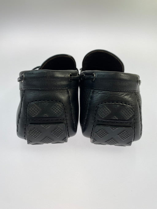 【中古品】【メンズ】 BOTTEGAVENETA ボッテガヴェネタ イントレチャート ドライビングシューズ モカシン レザーシューズ 183-250308-AS-79-min サイズ：39 カラー：ブラック 万代Net店