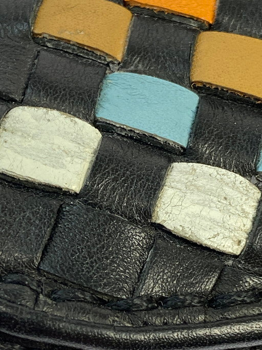 【中古品】【メンズ】 BOTTEGAVENETA ボッテガヴェネタ イントレチャート ドライビングシューズ モカシン レザーシューズ 183-250308-AS-79-min サイズ：39 カラー：ブラック 万代Net店