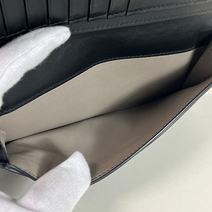 【中古品】【レディース】 BOTTEGA VENETA ボッテガヴェネタ 長財布 札入れ ブラック 181-250723-AA-03-ich カラー：ブラック 万代Net店