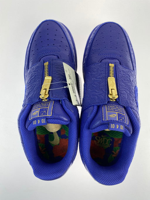 【中古美品】【レディース】 NIKE ナイキ AIR FORCE 1 LOW LXX ZIP SERENA WILLIAMS LAPIS DR9842-400 エアーフォース1 ロー ×セレーナ・ウィリアムズ スニーカー 靴 166-250409-jt-08-min サイズ：US 6.5 23.5cm カラー：Lapis/Metallic Gold 万代Net店