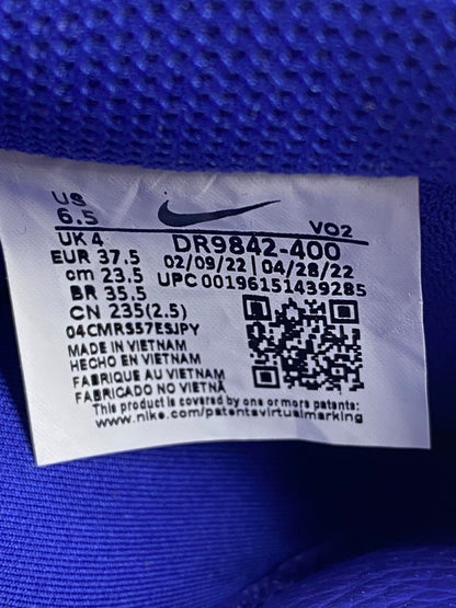 【中古美品】【レディース】 NIKE ナイキ AIR FORCE 1 LOW LXX ZIP SERENA WILLIAMS LAPIS DR9842-400 エアーフォース1 ロー ×セレーナ・ウィリアムズ スニーカー 靴 166-250409-jt-08-min サイズ：US 6.5 23.5cm カラー：Lapis/Metallic Gold 万代Net店