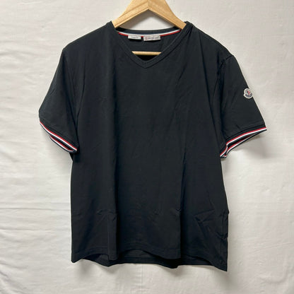 【中古品】【メンズ】 MONCLER モンクレール Ｔシャツ Slim Fit XXLサイズ 170-250724-AA-12-ich サイズ：XXL カラー：ブラック 万代Net店