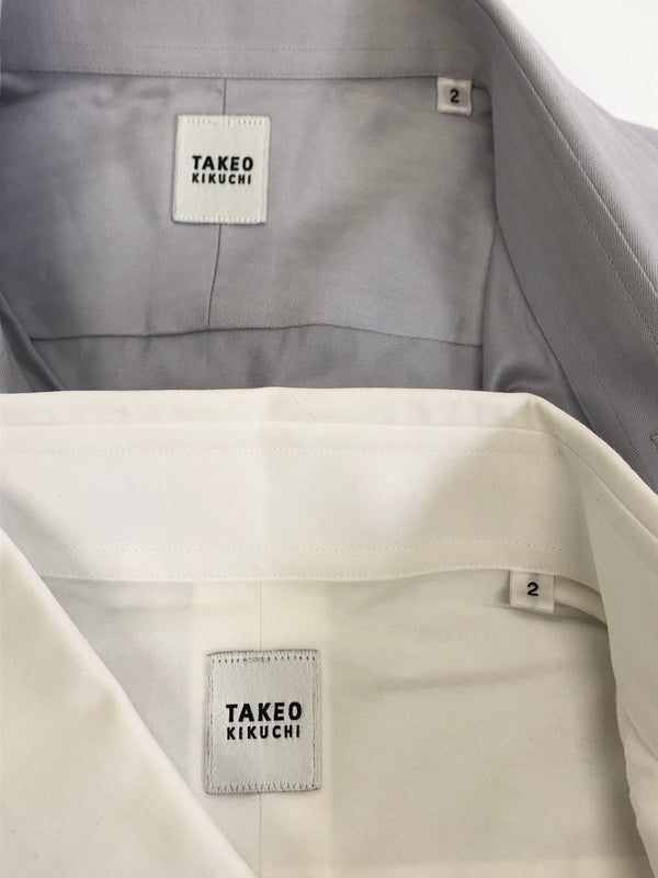 【中古品】【メンズ】 TAKEO KIKUCHI タケオキクチ セットアップ スーツ + シャツ2枚セット 147-260904-AS-26-hon サイズ：2 カラー：ネイビー 万代Net店